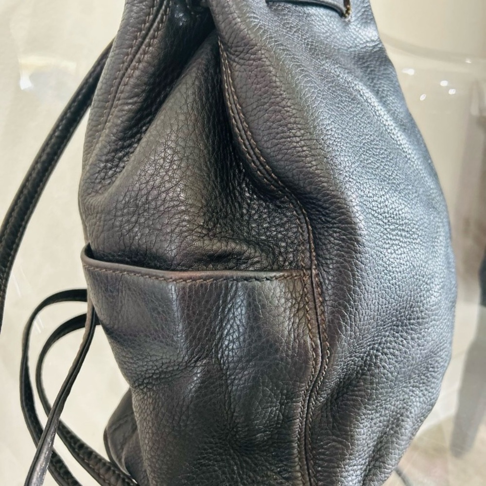 Coach vintage Sonoma black leather backpack bucket - Picture 6 of 11